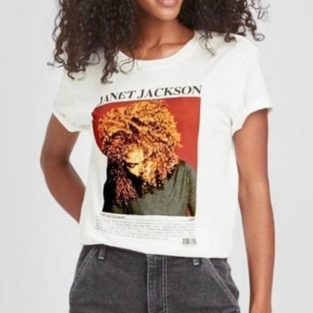 JANET JACKSON Velvet Rope Graphic T-shirt, Size XL